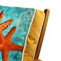 Aberto Design YM1047 Cojín de Lujo 42x42 cm, 50% Algodón 50% Poliéster, Funda Extraíble y Relleno de Silicona para un Confort Inigualable